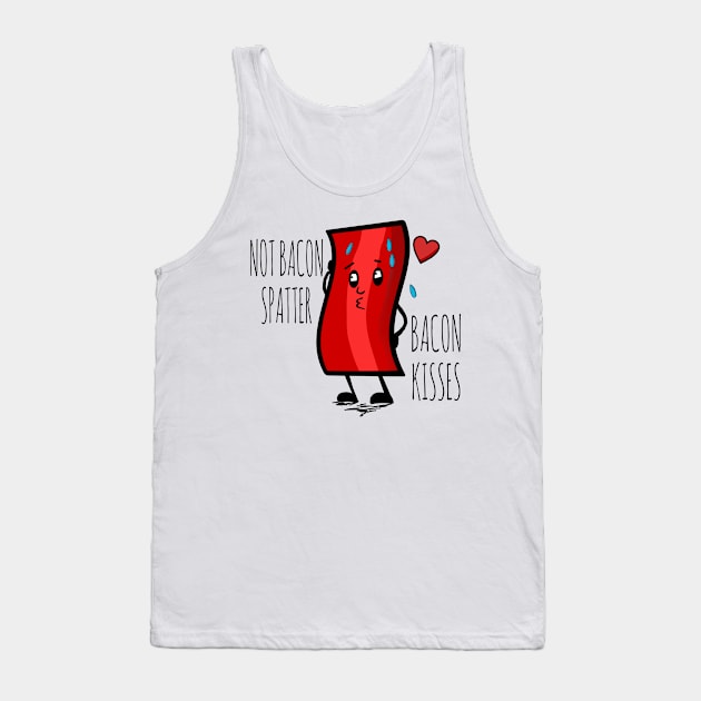 Bacon Kisses Tank Top by RG Illustration